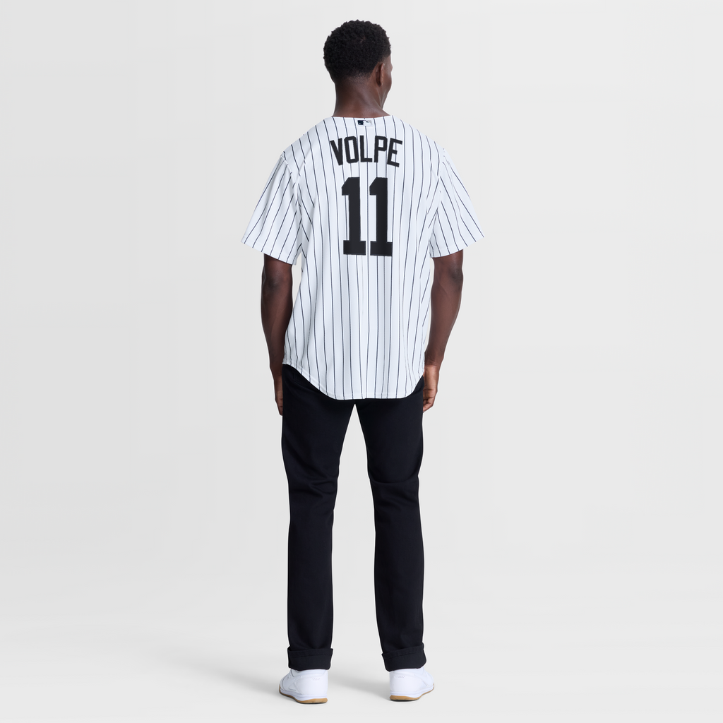 Men's New York Yankees Anthony Volpe Nike White Home Replica Jersey