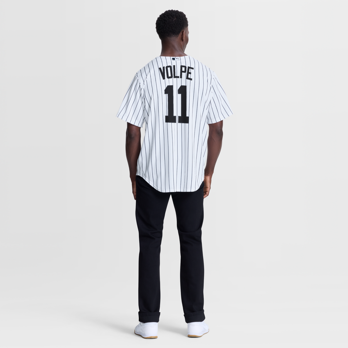 Men's New York Yankees Anthony Volpe Nike White Home Replica Jersey