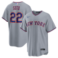 Men's New York Mets Juan Soto Nike Gray Road Replica Jersey