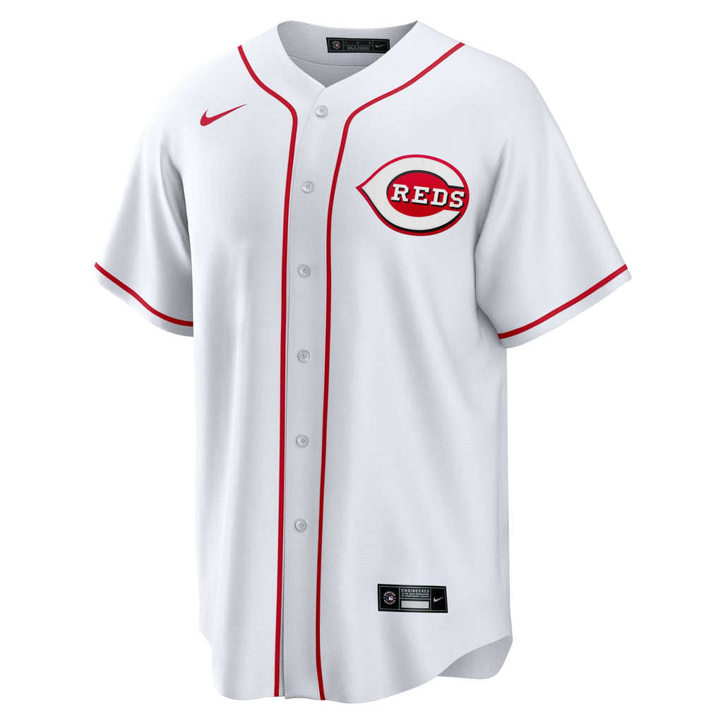 Men's Cincinnati Reds Tyler Stephenson Nike White Home Replica Jersey