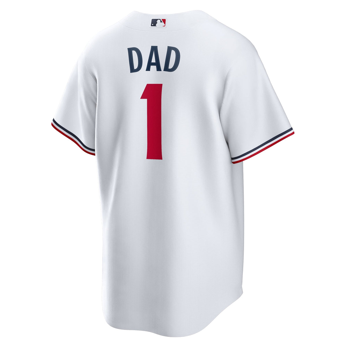 Men's Minnesota Twins  Nike White #1 Dad Home Replica Jersey