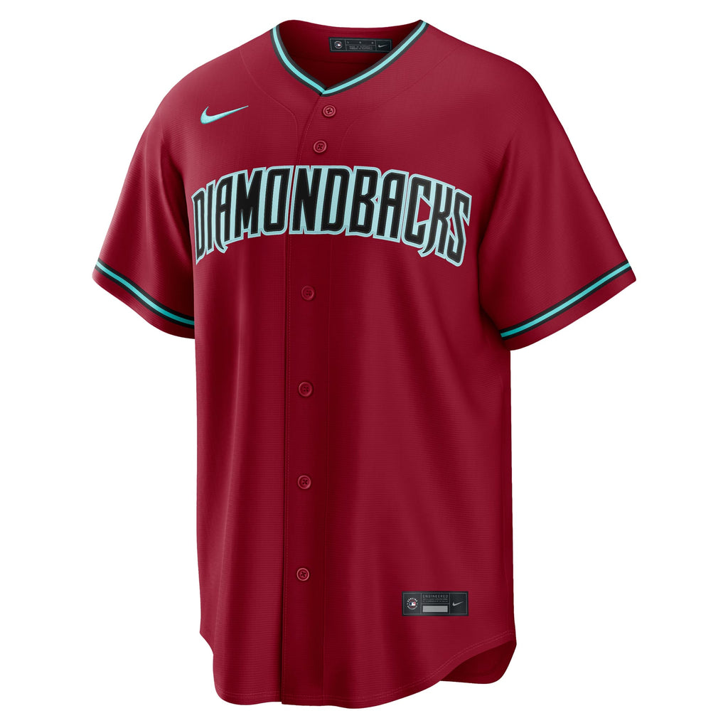 Men's Arizona Diamondbacks Corbin Carroll Nike Gray Road Replica Jersey