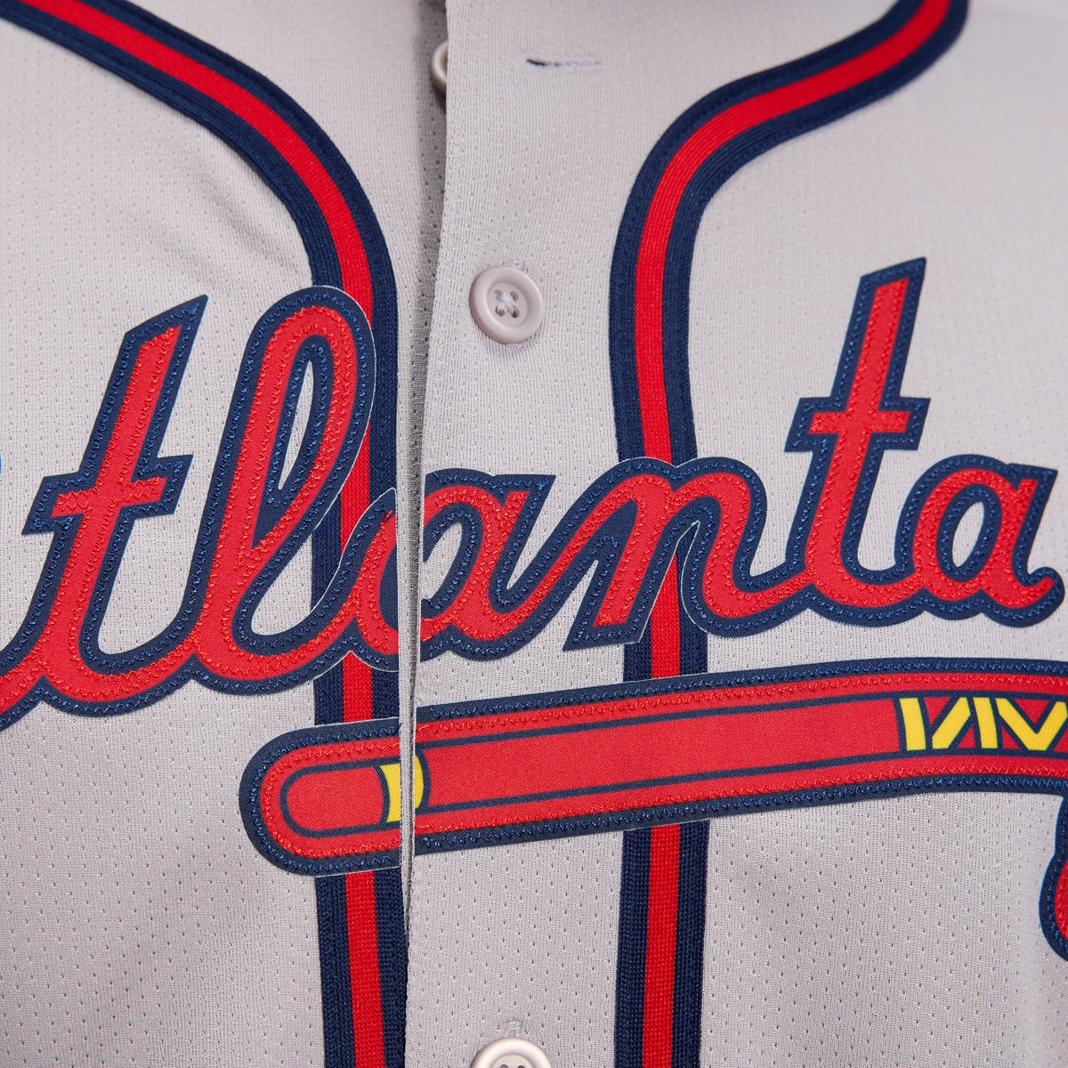 Men's Atlanta Braves Ozzie Albies Nike Gray Road Limited Player Jersey
