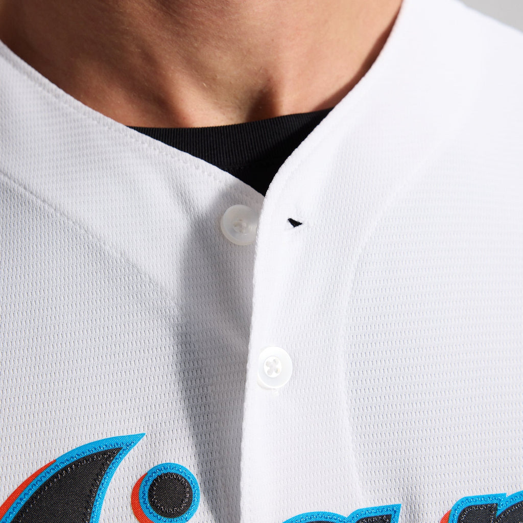 Men's Miami Marlins Nike White Home Replica Team Jersey