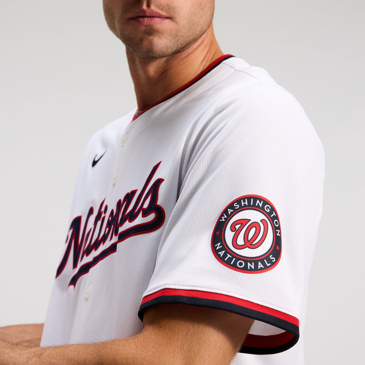 Men's Washington Nationals Dylan Crews Nike White Home Limited Player Jersey