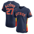 Men's Houston Astros Jose Altuve Nike Navy Alternate 2 Elite Player Jersey