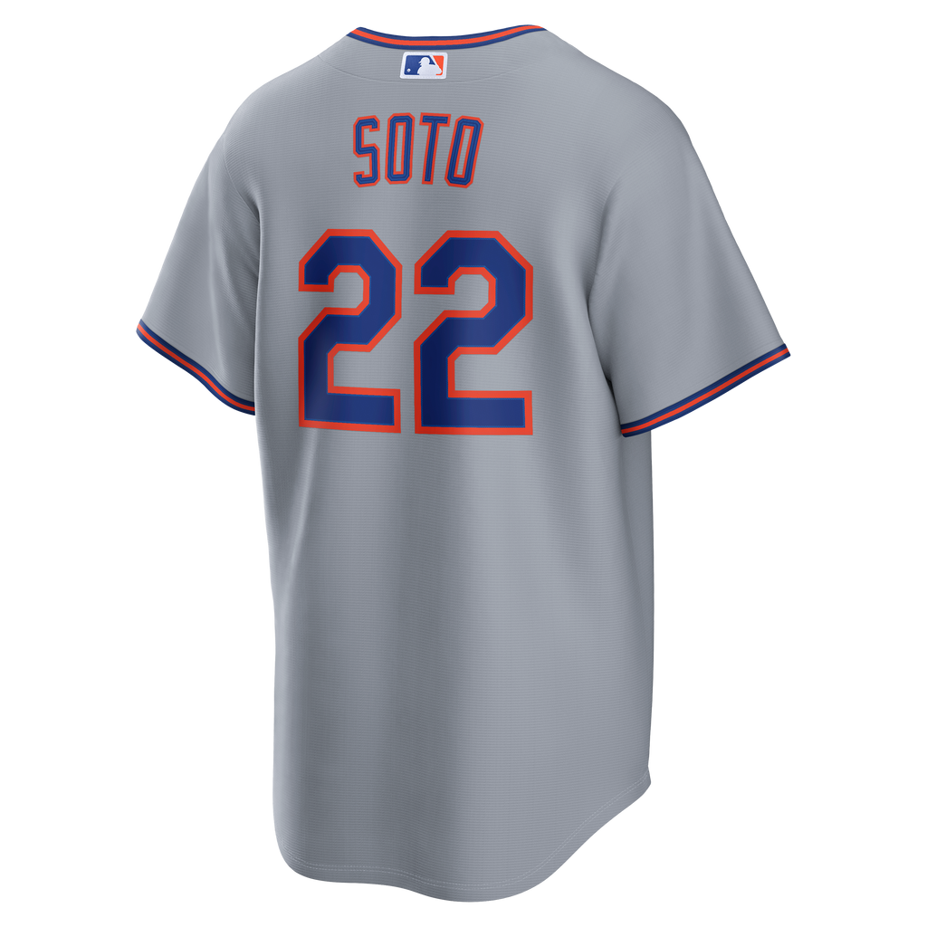 Men's New York Mets Juan Soto Nike Gray Road Replica Jersey
