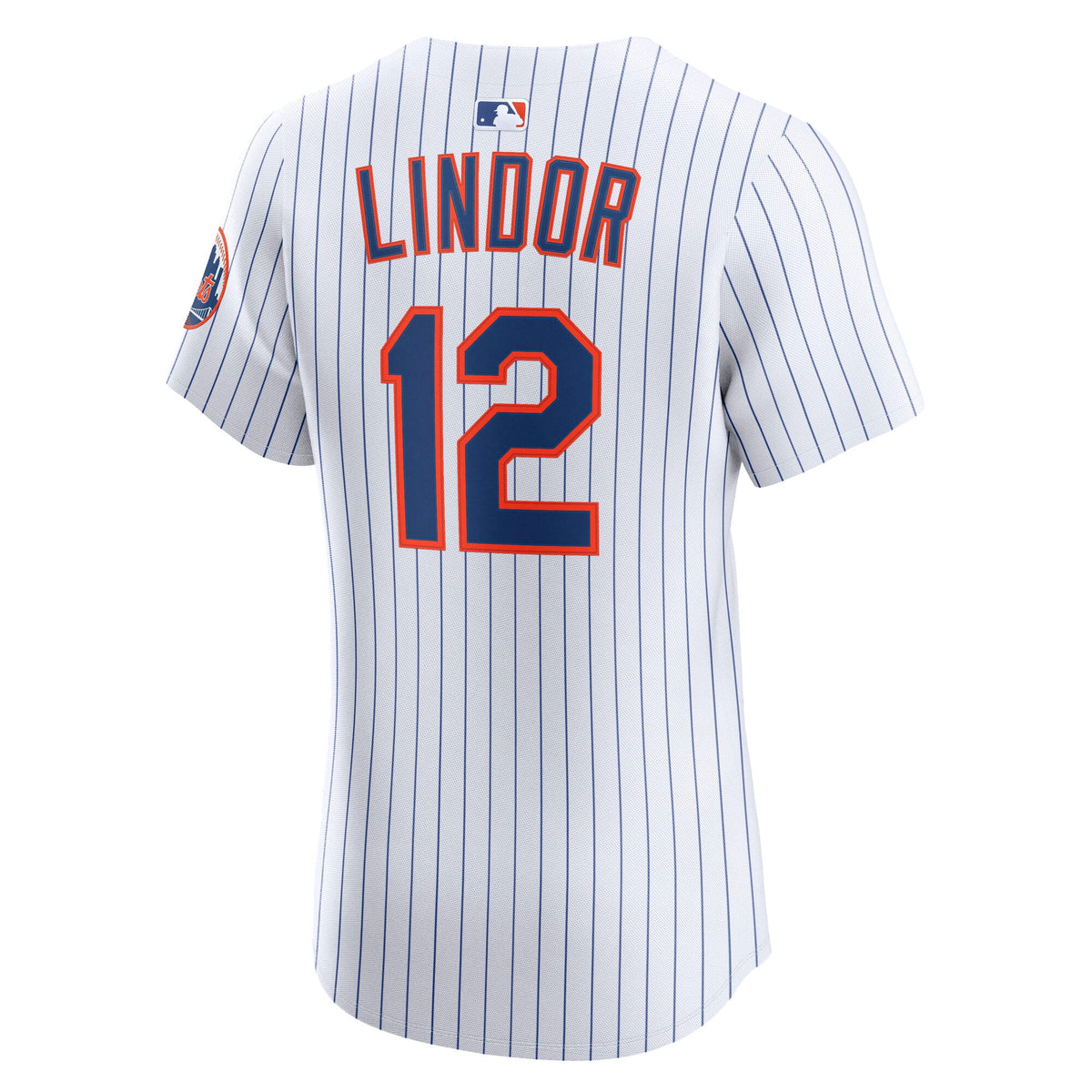 Men's New York Mets Francisco Lindor Nike White Home Elite Player Jersey