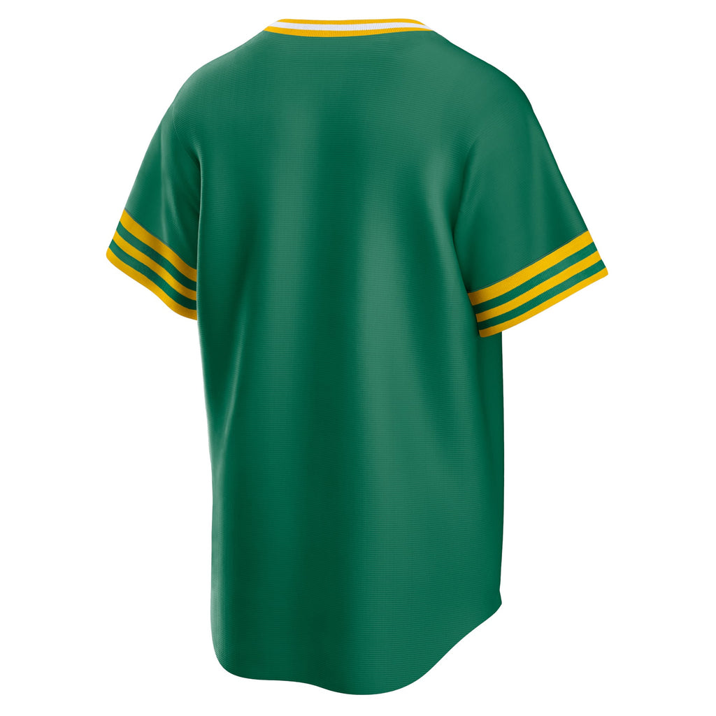 Men's Athletics Nike Kelly Green Road Cooperstown Collection Team Jersey