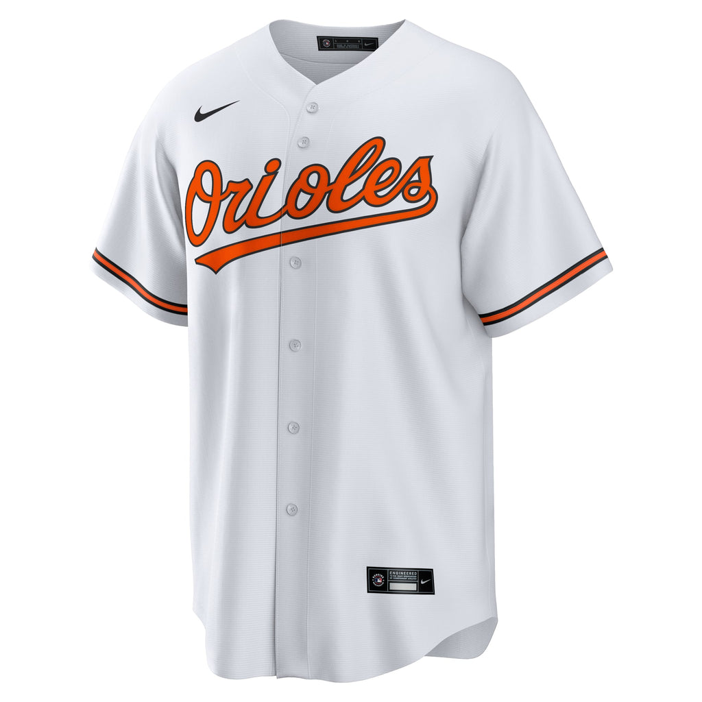 Men's Baltimore Orioles Colton Cowser Nike White Home Replica Jersey