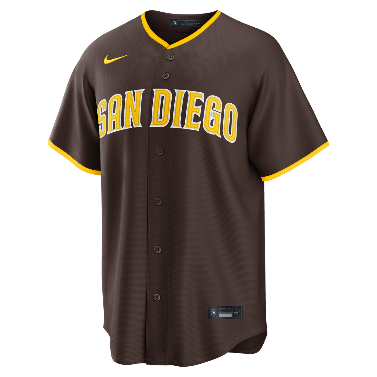 Men's San Diego Padres Fernando Tatis Jr. Nike Brown Road Replica Jersey