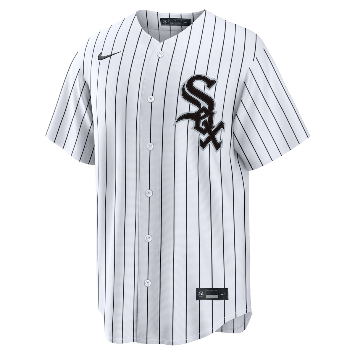 Men's Chicago White Sox Huascar Brazoban Nike White Home Replica Jersey