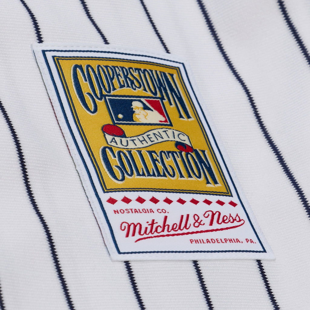 Men's New York Yankees CC Sabathia Mitchell & Ness White 2009 Cooperstown Collection Authentic Jersey
