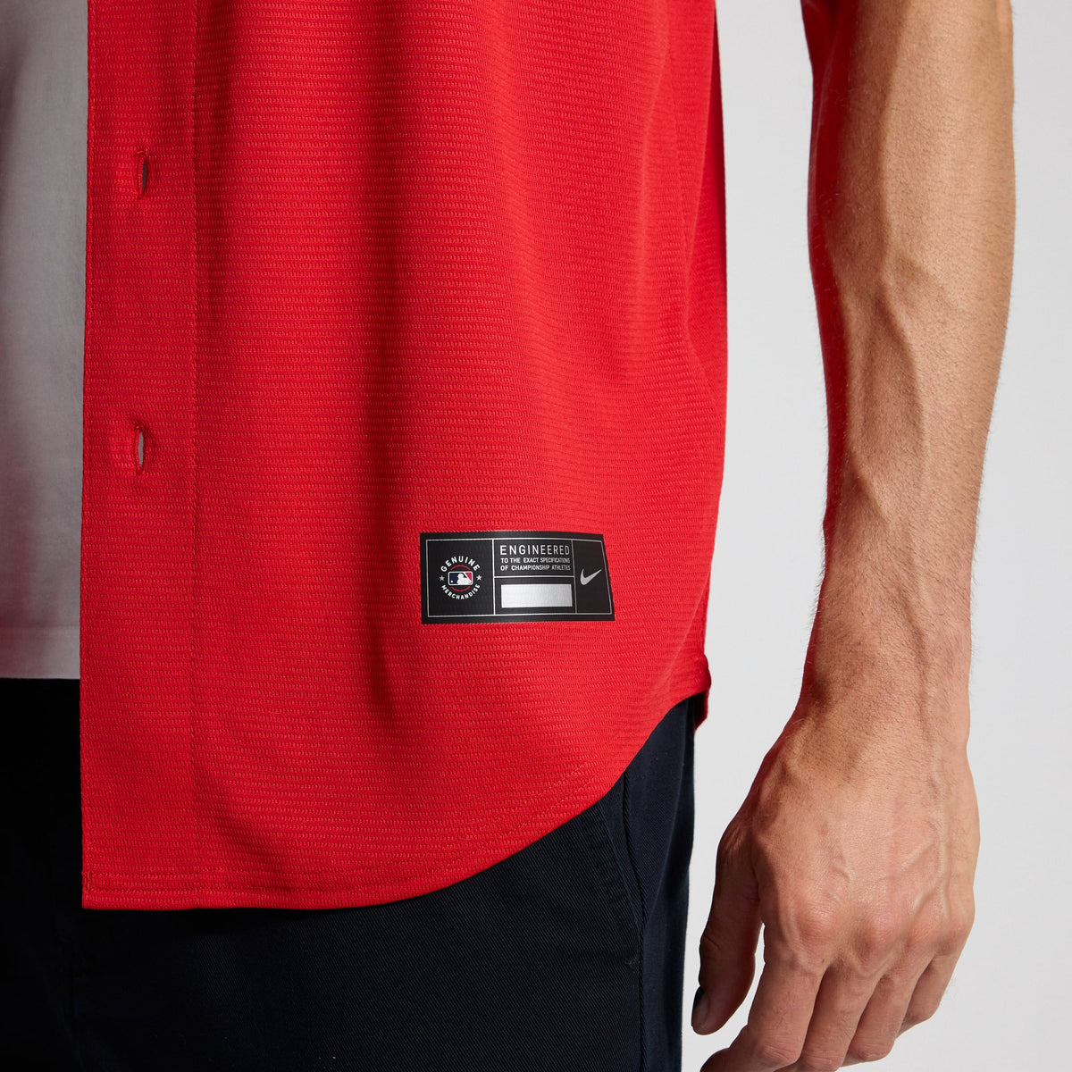 Men's  Cleveland Guardians  Nike Red Alternate 2 Replica Jersey