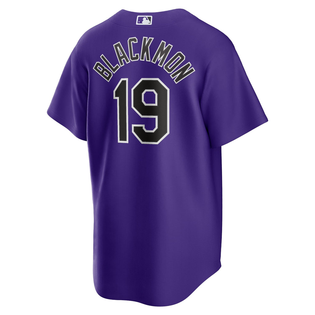 Men's Colorado Rockies Charlie Blackmon Nike White Home Replica Player Name Jersey