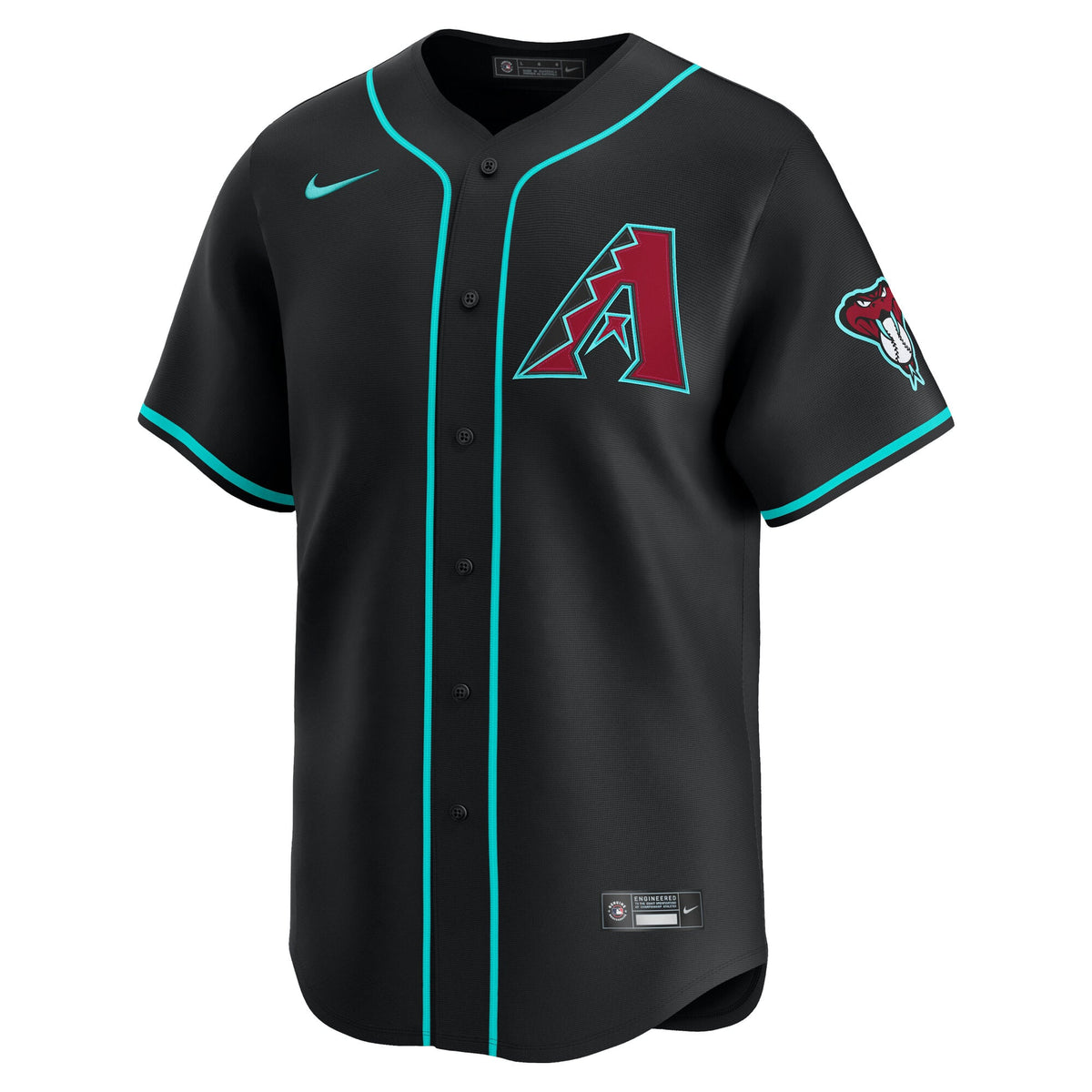 Men's Arizona Diamondbacks Corbin Carroll Nike Black Alternate Limited Player Jersey