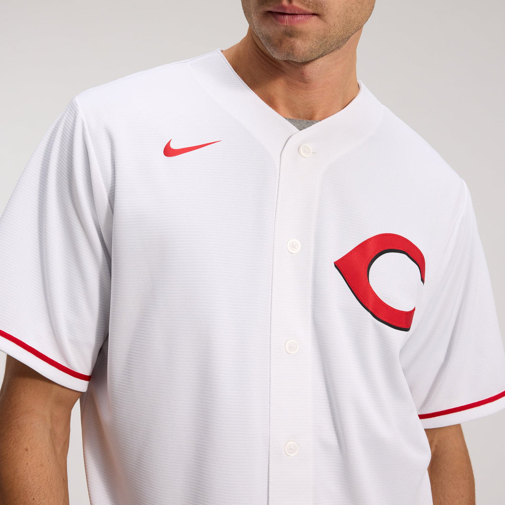 Men's  Cincinnati Reds Elly De La Cruz Nike White Alternate 2 Replica Jersey