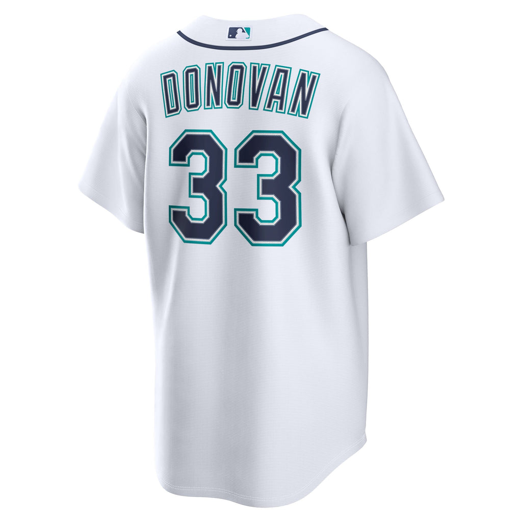 Men's Seattle Mariners Brendan Donovan Nike White Home Replica Jersey
