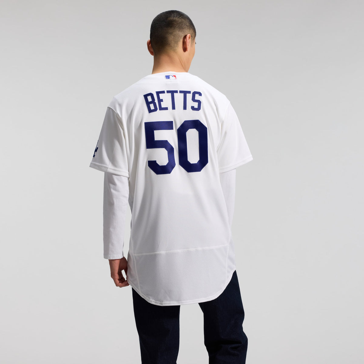 Men's Los Angeles Dodgers Mookie Betts Nike White Home Authentic Jersey