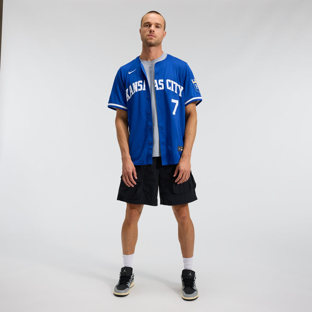 Men's Kansas City Royals Bobby Witt Jr. Nike Royal Alternate 2 Limited Player Jersey