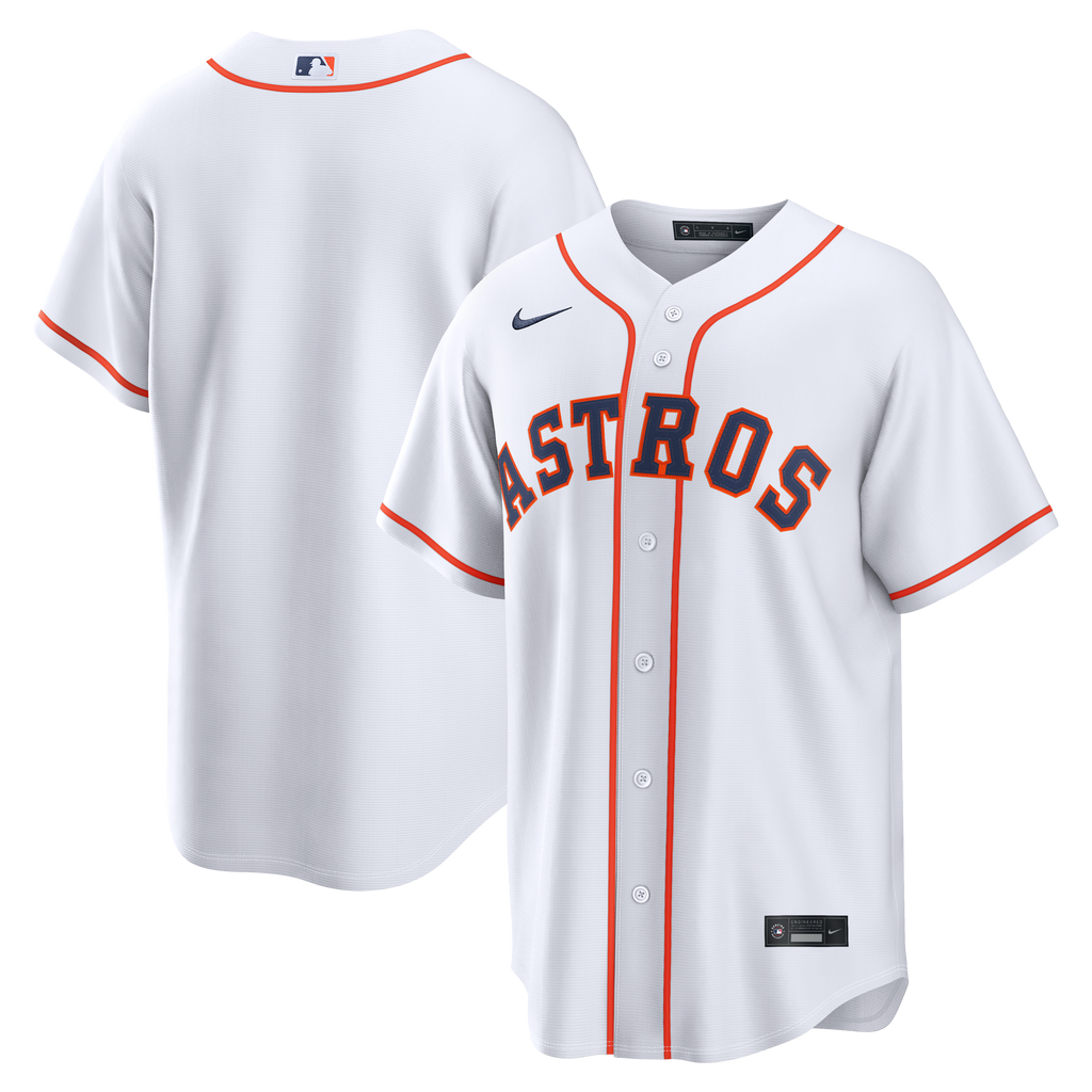 Men's Houston Astros  Nike White Home Replica Jersey