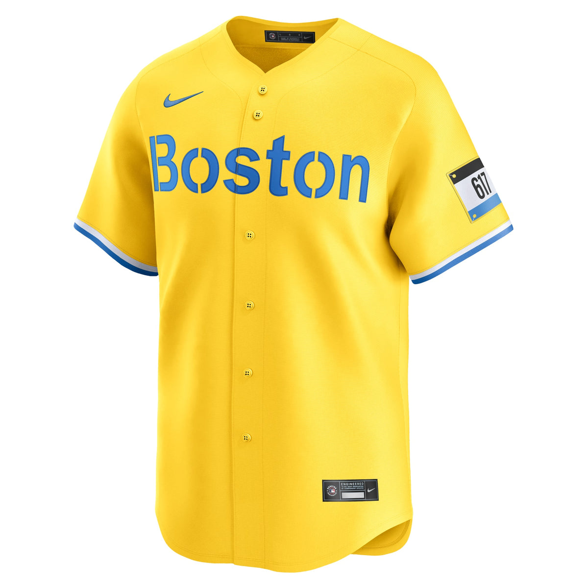 Men's Boston Red Sox Jarren Duran Nike Gold Alternate Limited Jersey