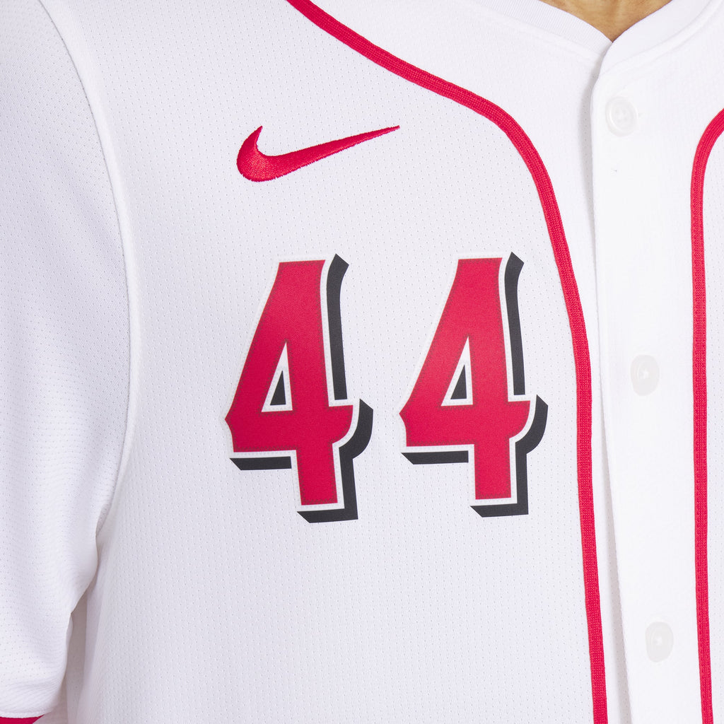 Men's Cincinnati Reds Elly De La Cruz Nike Gray Road Limited Player Jersey