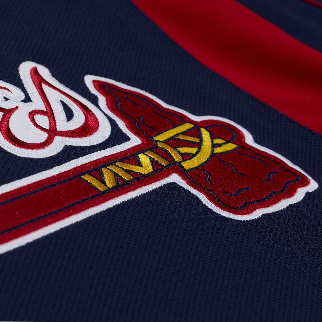 Men's Atlanta Braves Andruw Jones Mitchell & Ness Navy Authentic Batting Practice Jersey