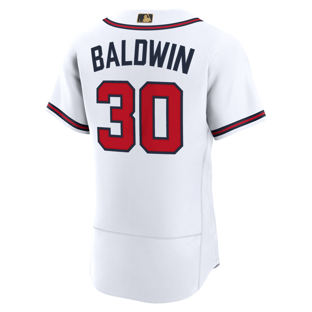 Men's Atlanta Braves Drake Baldwin Nike Navy Alternate MLB Awards Authentic Jersey