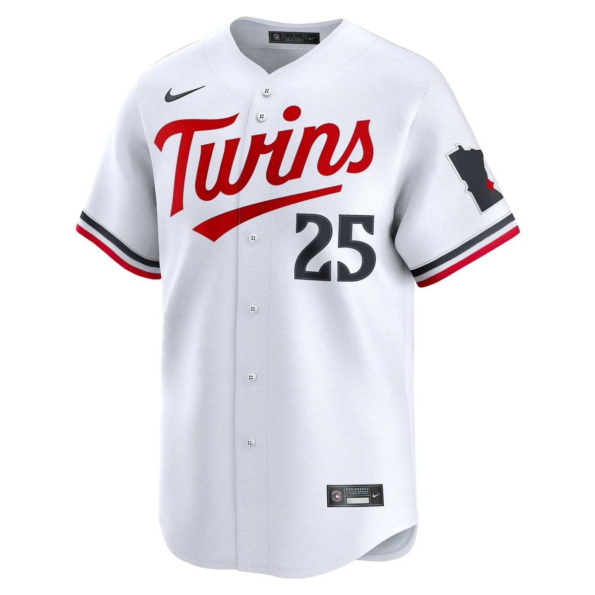 Men's Minnesota Twins Byron Buxton Nike White Home Limited Player Jersey