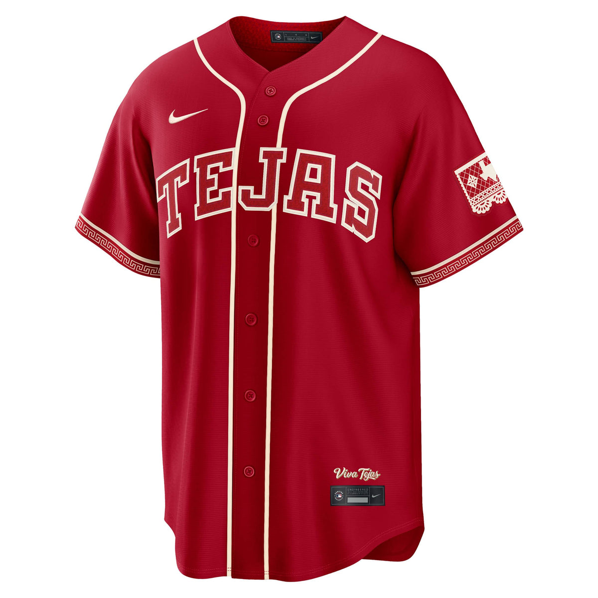 Men's Texas Rangers Brandon Nimmo Nike Red 2026 City Connect Stadium Jersey