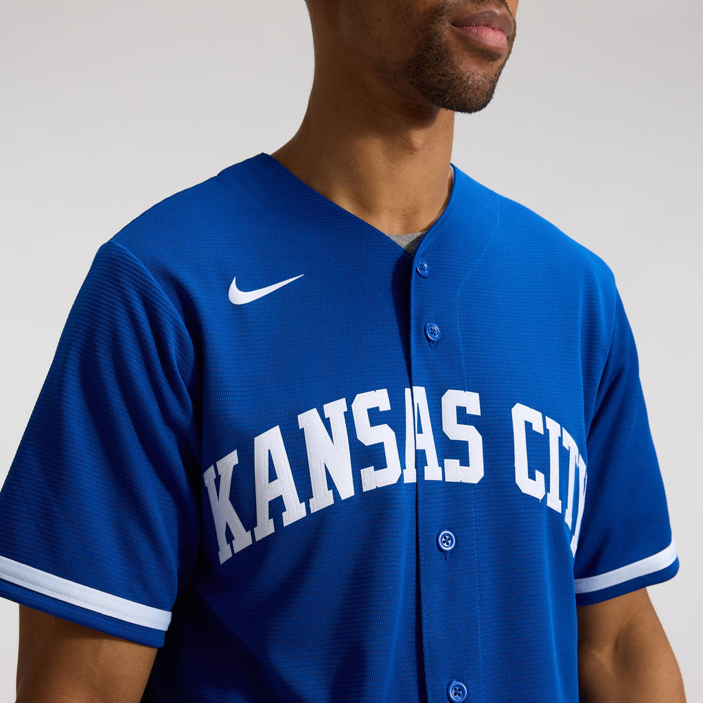Men's Kansas City Royals Nike Royal Alternate Replica Team Jersey