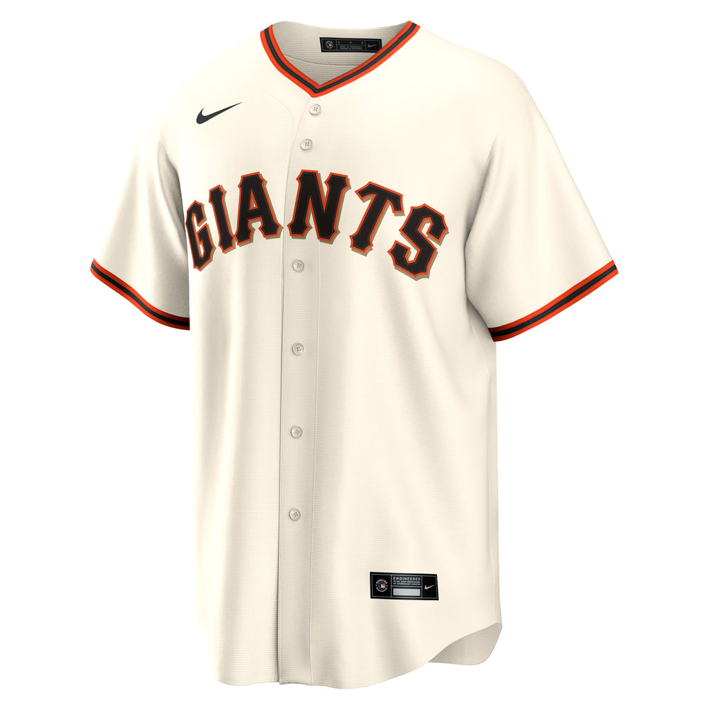 Men's  San Francisco Giants Willy Adames Nike Cream Home Replica Jersey