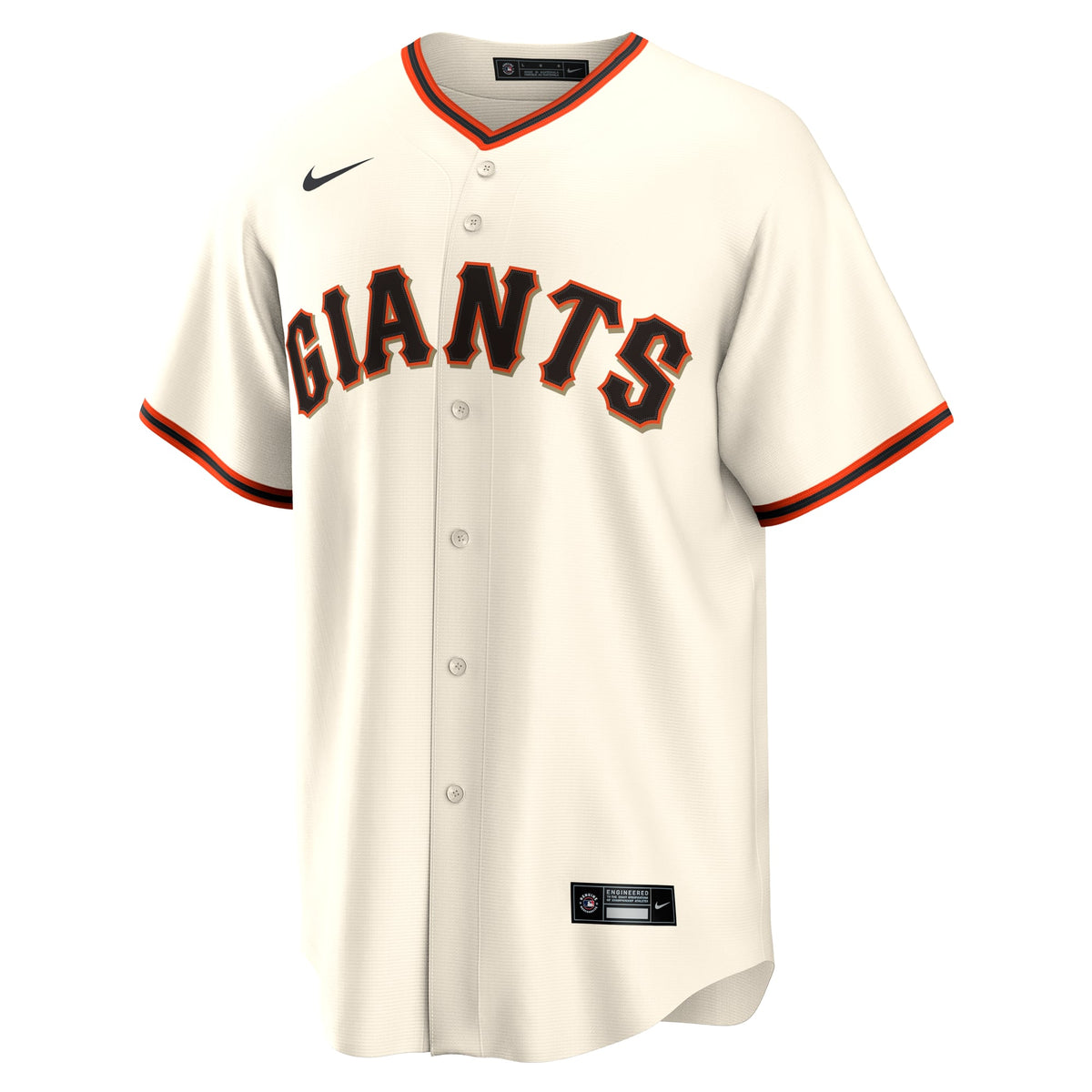 Men's  San Francisco Giants Willy Adames Nike Cream Home Replica Jersey