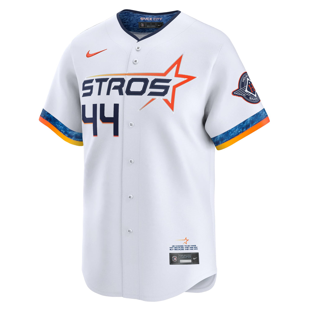 Men's Houston Astros Yordan Alvarez Nike White 2025 City Connect Limited Player Jersey