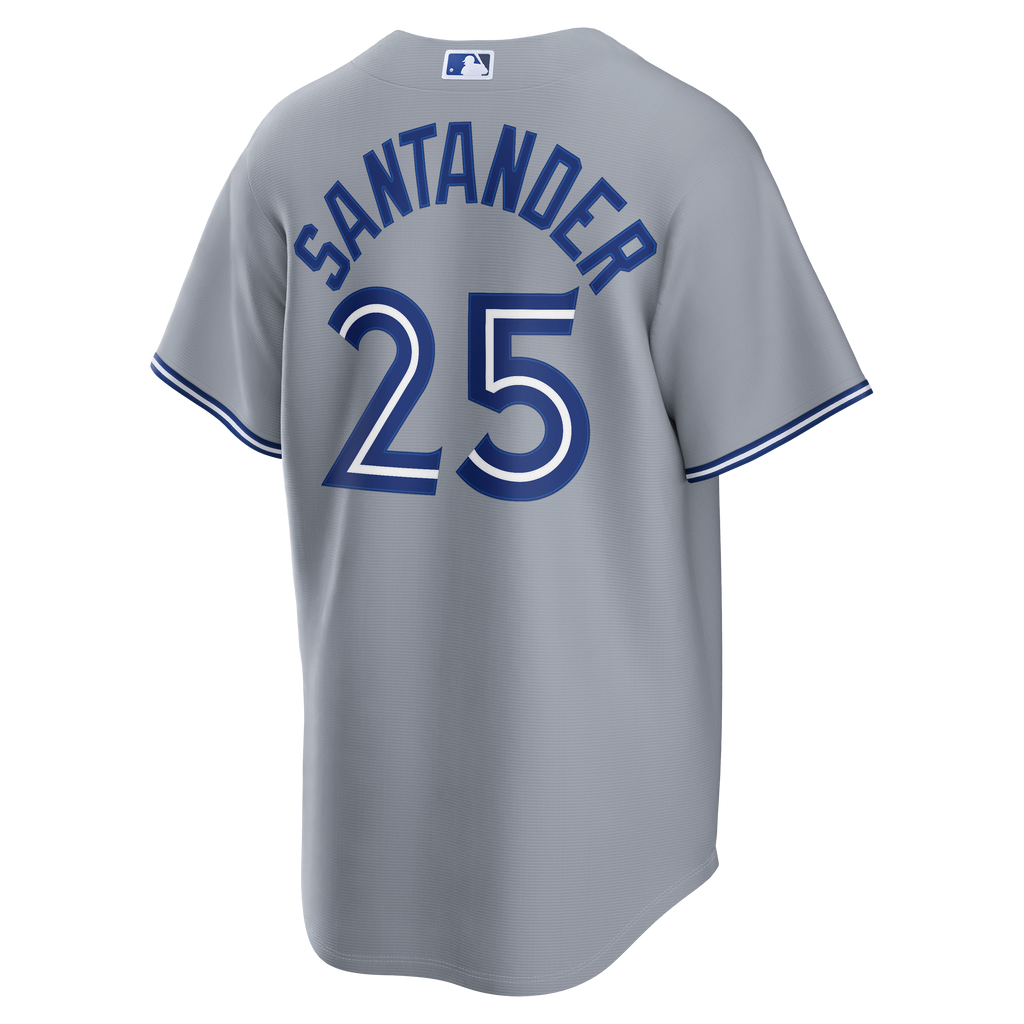 Men's Toronto Blue Jays Anthony Santander Nike Gray Road Replica Jersey