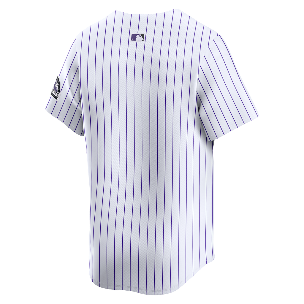 Men's Colorado Rockies Nike White Home Limited Jersey