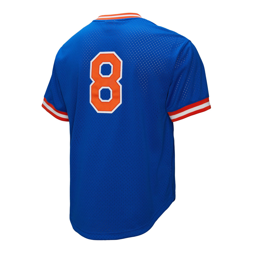 Men's New York Mets Gary Carter Mitchell & Ness Royal Big & Tall Cooperstown Collection Mesh Batting Practice Jersey