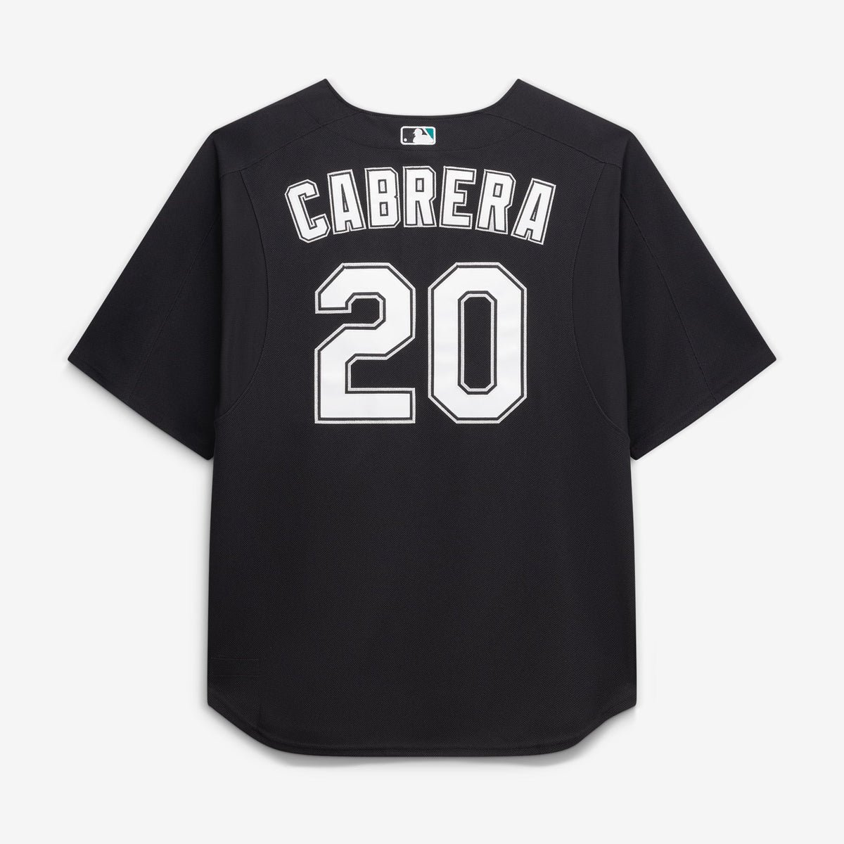 Men's Miami Marlins Miguel Cabrera Mitchell & Ness Black Big & Tall Cooperstown Mesh Batting Practice Jersey