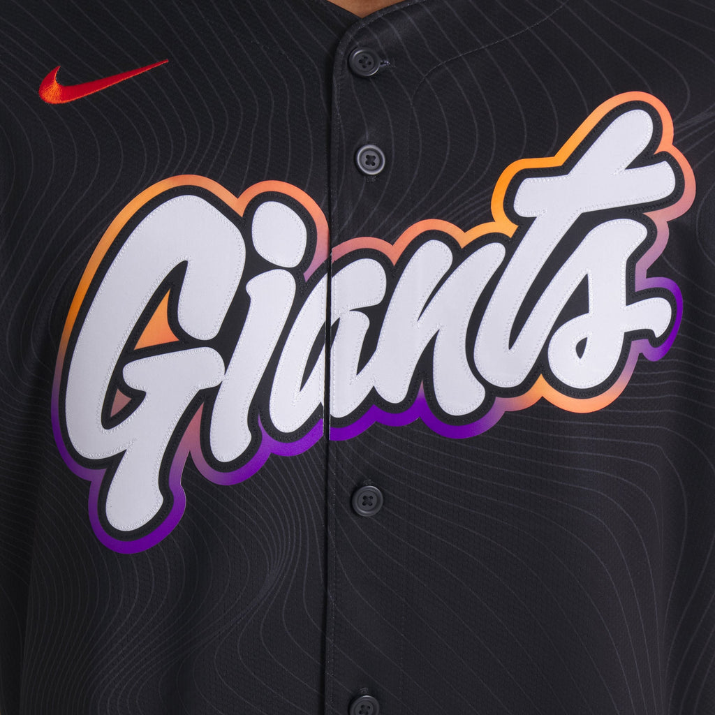 Men's San Francisco Giants  Nike Anthracite 2025 City Connect Limited Jersey