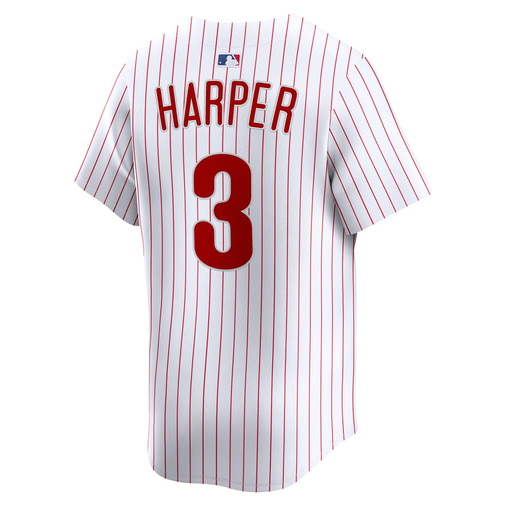 Men's Philadelphia Phillies Bryce Harper Nike Gray Road Limited Player Jersey