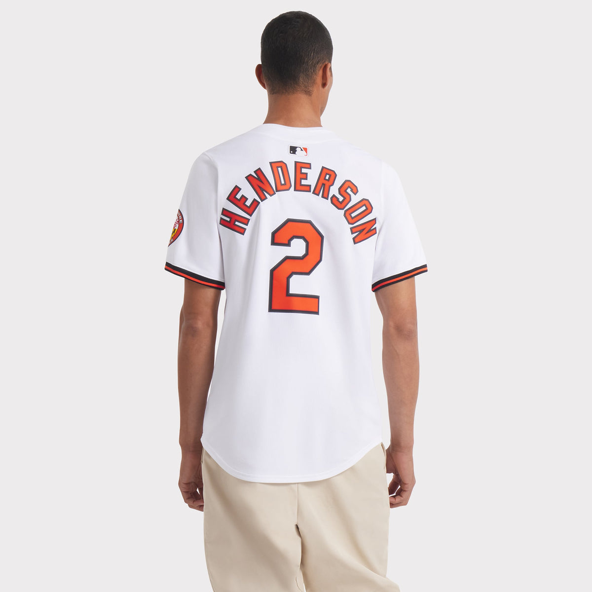 Men's Baltimore Orioles Gunnar Henderson Nike White Home Limited Player Jersey