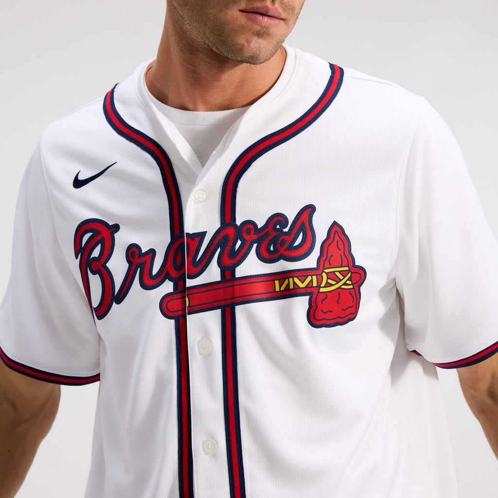 Men's Atlanta Braves Nike White Home Limited Jersey