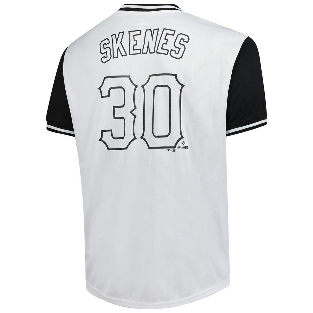 Men's Pittsburgh Pirates Paul Skenes Profile White Big & Tall Name & Number Jersey