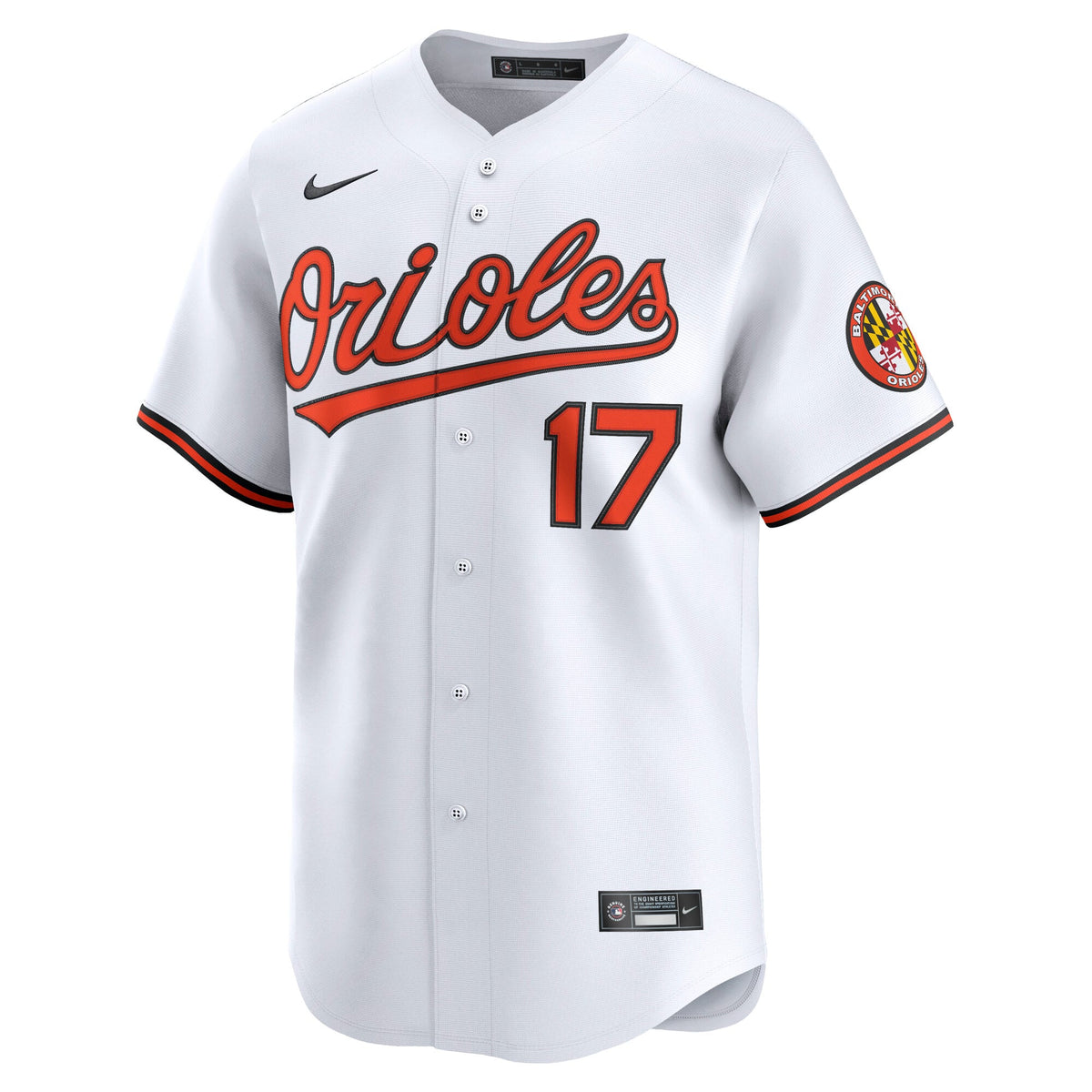 Men's Baltimore Orioles Colton Cowser Nike White Home Limited Player Jersey
