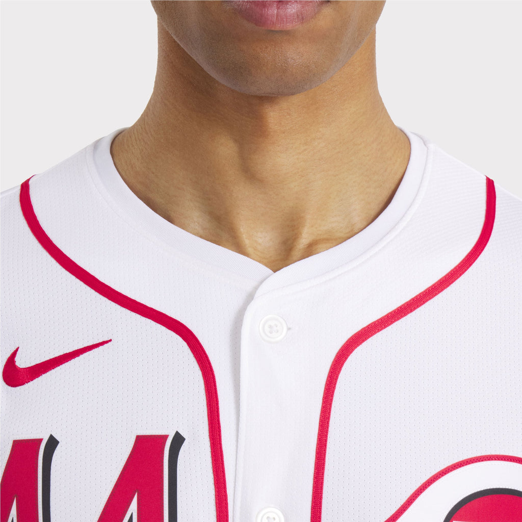 Men's Cincinnati Reds Elly De La Cruz Nike Gray Road Limited Player Jersey
