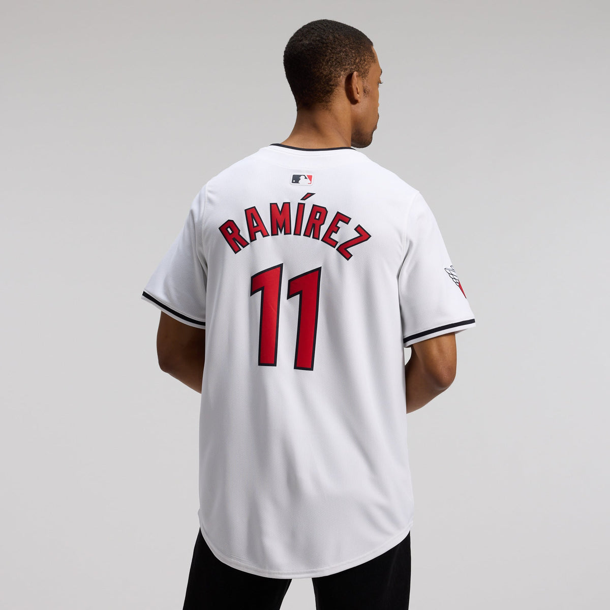 Men's Cleveland Guardians Jose Ramirez Nike White Home Limited Player Jersey