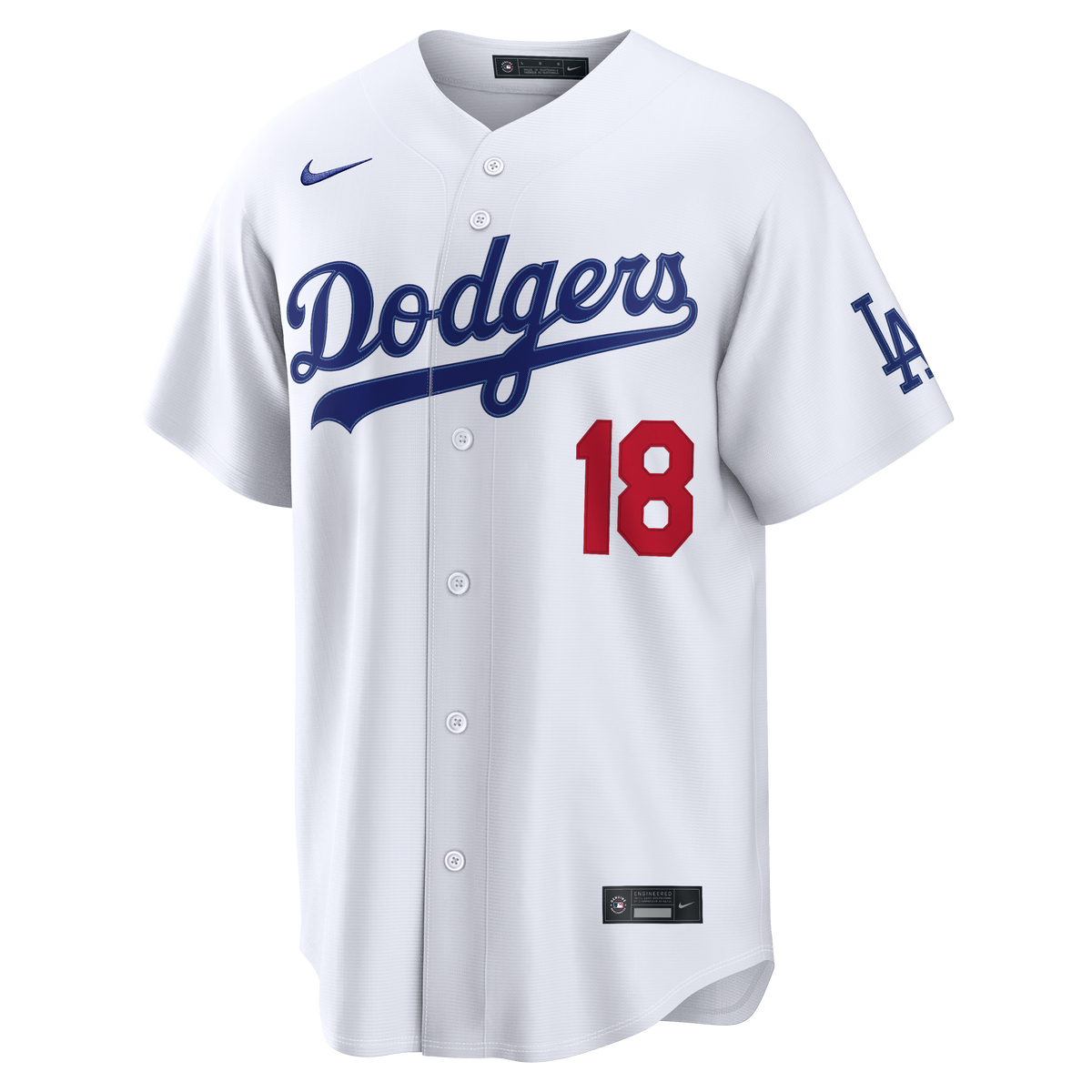 Men's Los Angeles Dodgers Yoshinobu Yamamoto Nike White Home Stadium Jersey