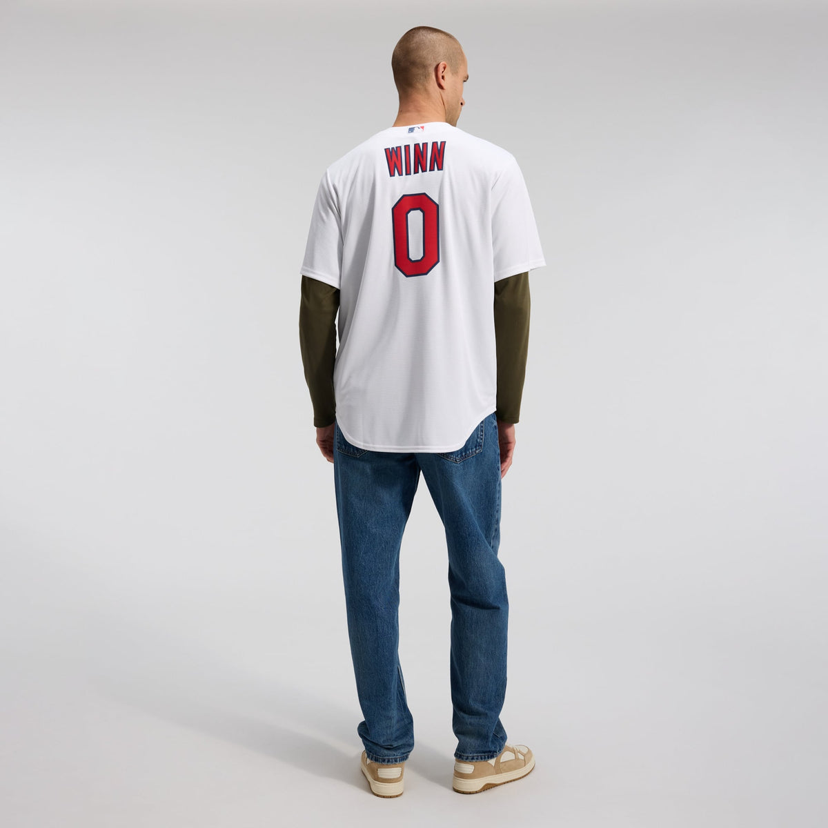 Men's St. Louis Cardinals Masyn Winn Nike White Home Replica Jersey