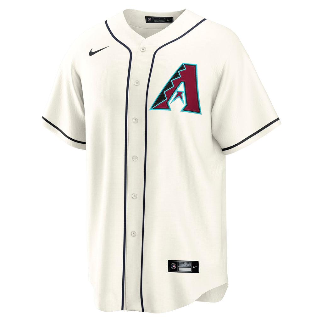 Men's  Arizona Diamondbacks Corbin Carroll Nike Cream Home Replica Jersey